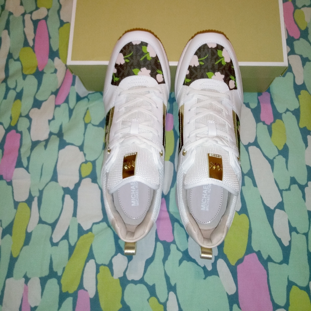 Michael Kors Georgie Trainer Sneakers - Picture 7 of 16